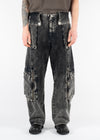 Totem Cargo Trousers Discharged Grey