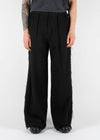 Hand Dyed Rawing Wild Legs Trouser Black