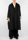 Hand Dyed Rawing Coat Black