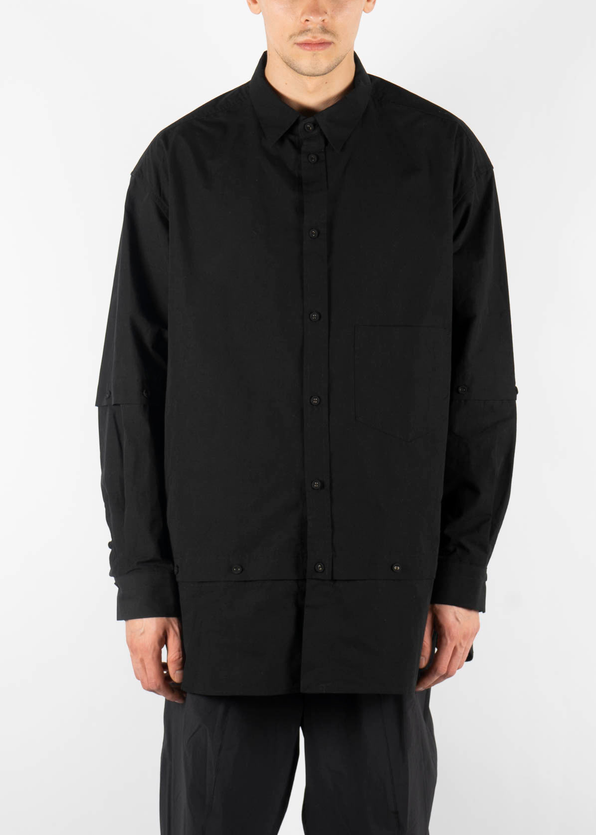 Detachable Shirt Black
