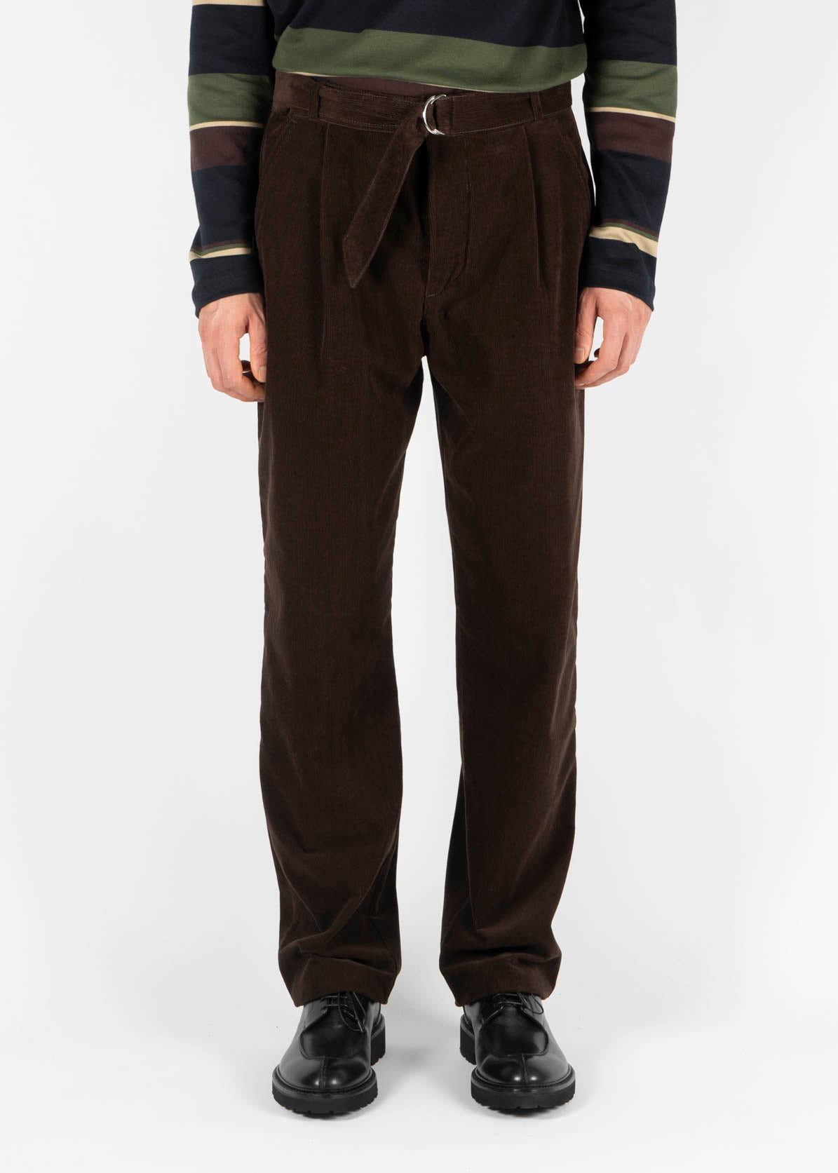 Belted Trousers Brown