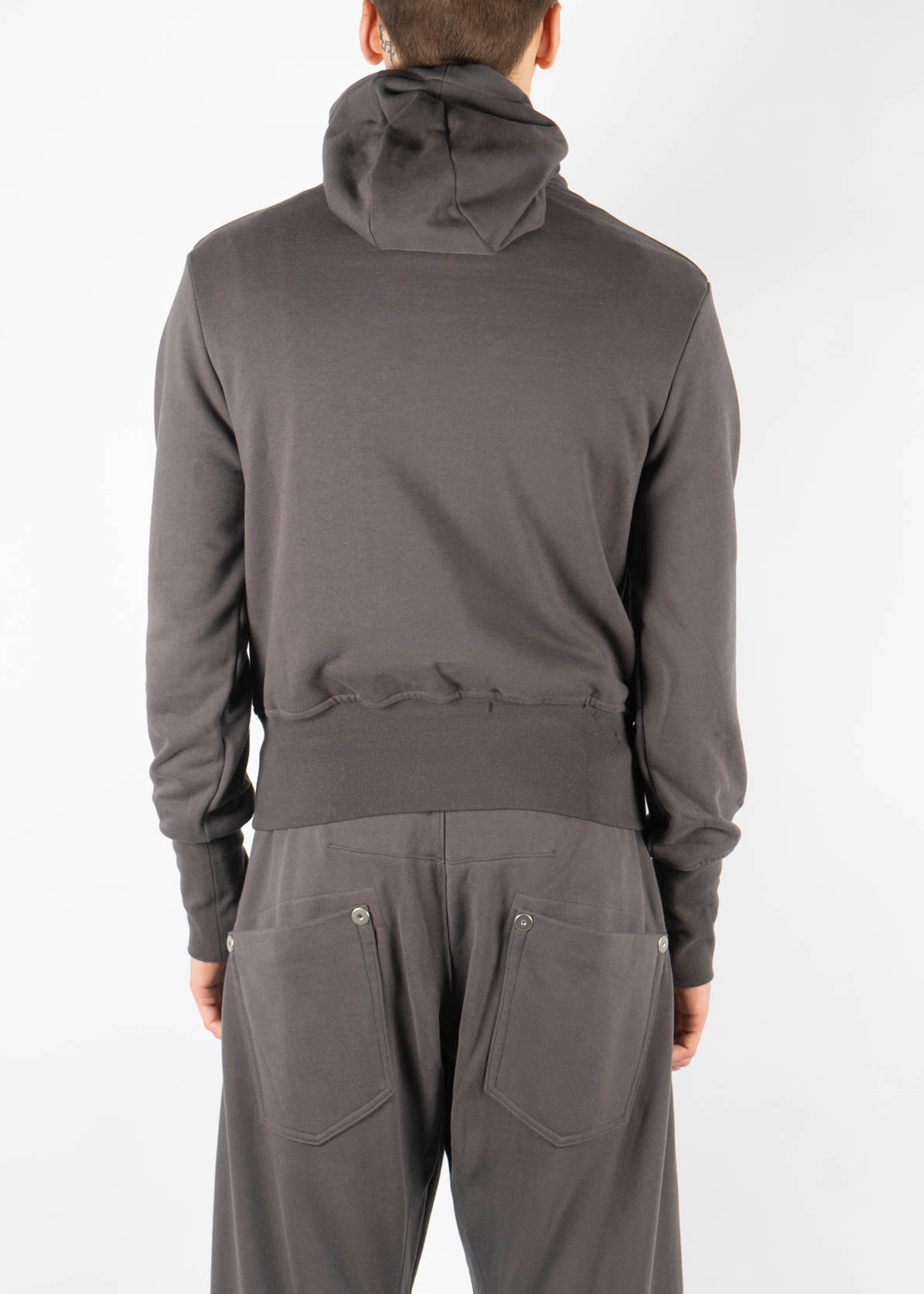 Omar Afridi Half Zip Hoodie Charcoal - Autograph