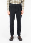 Cardiff Pleated Trouser Navy