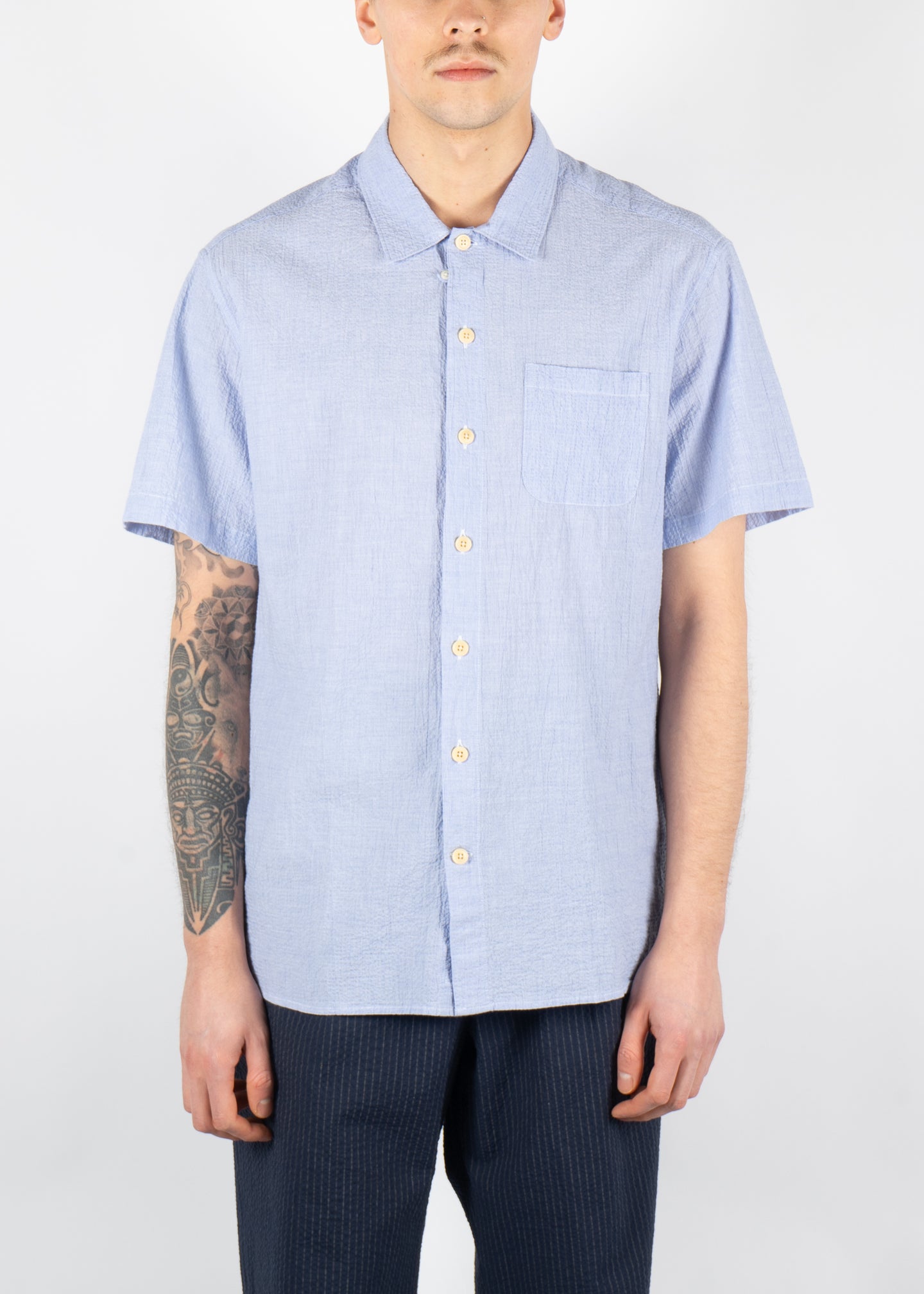 Riviera Short Sleeve Shirt Blue