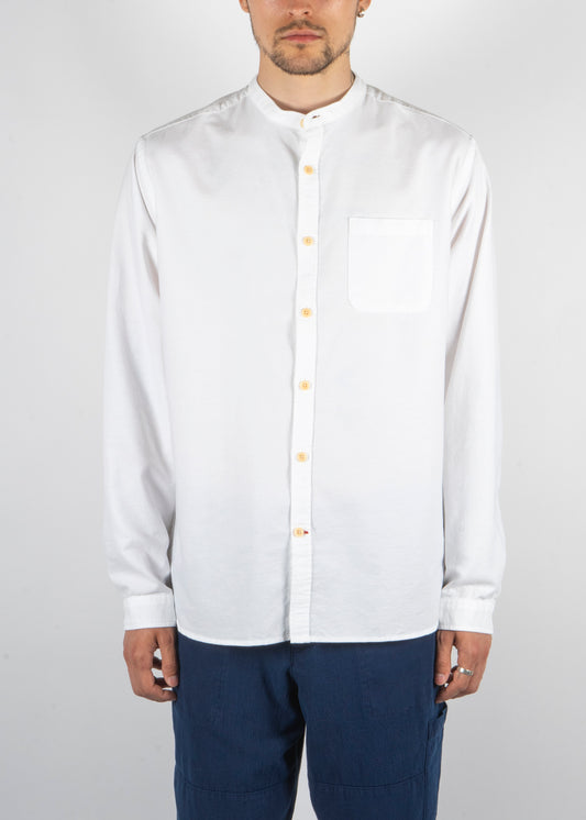Grandad Shirt White