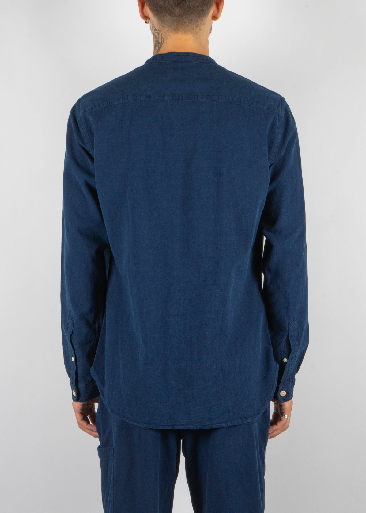 Grandad Shirt Indigo