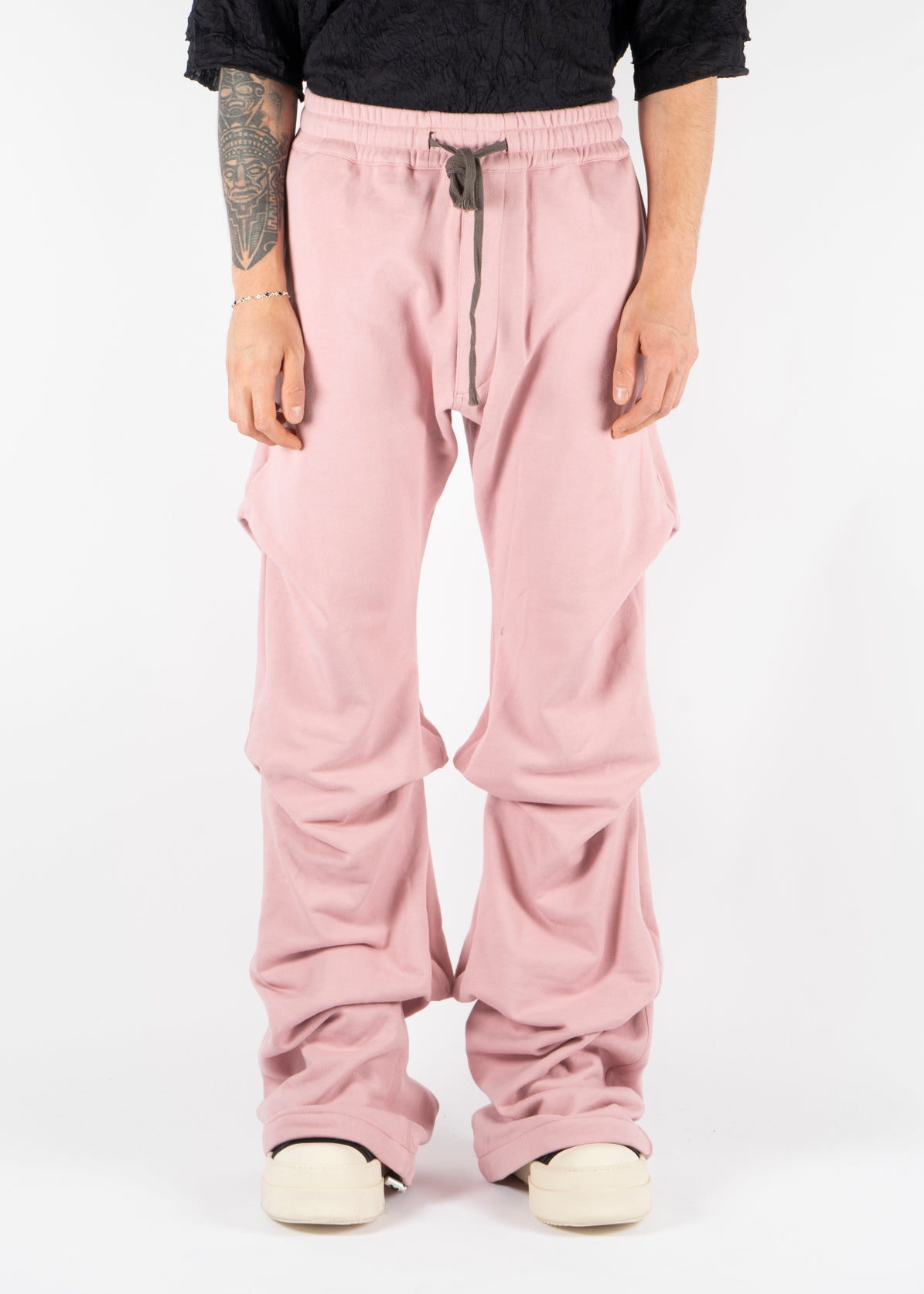 Tuck Baggy Pants Pink