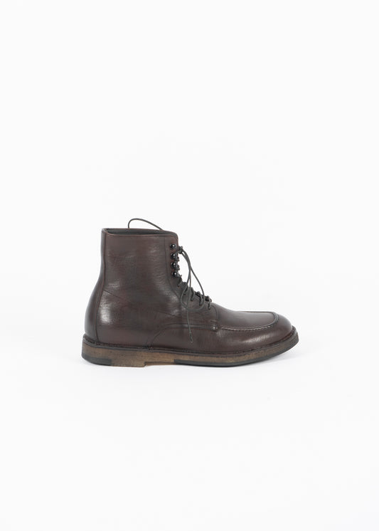15850H Crepe Sole Leather Boot Brown