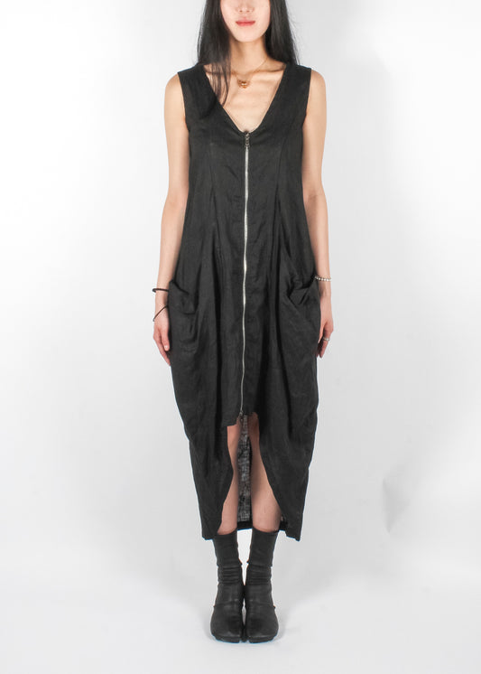Asymmetric Dress Black