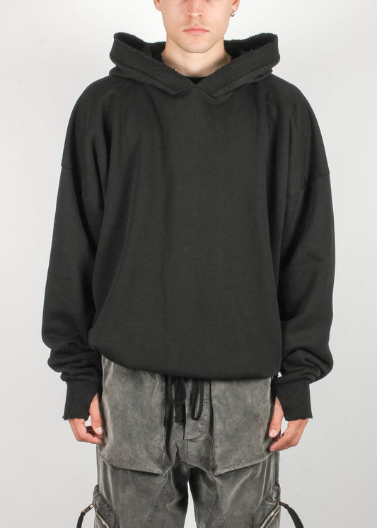 M S 186 Hooded Sweatshirt Black