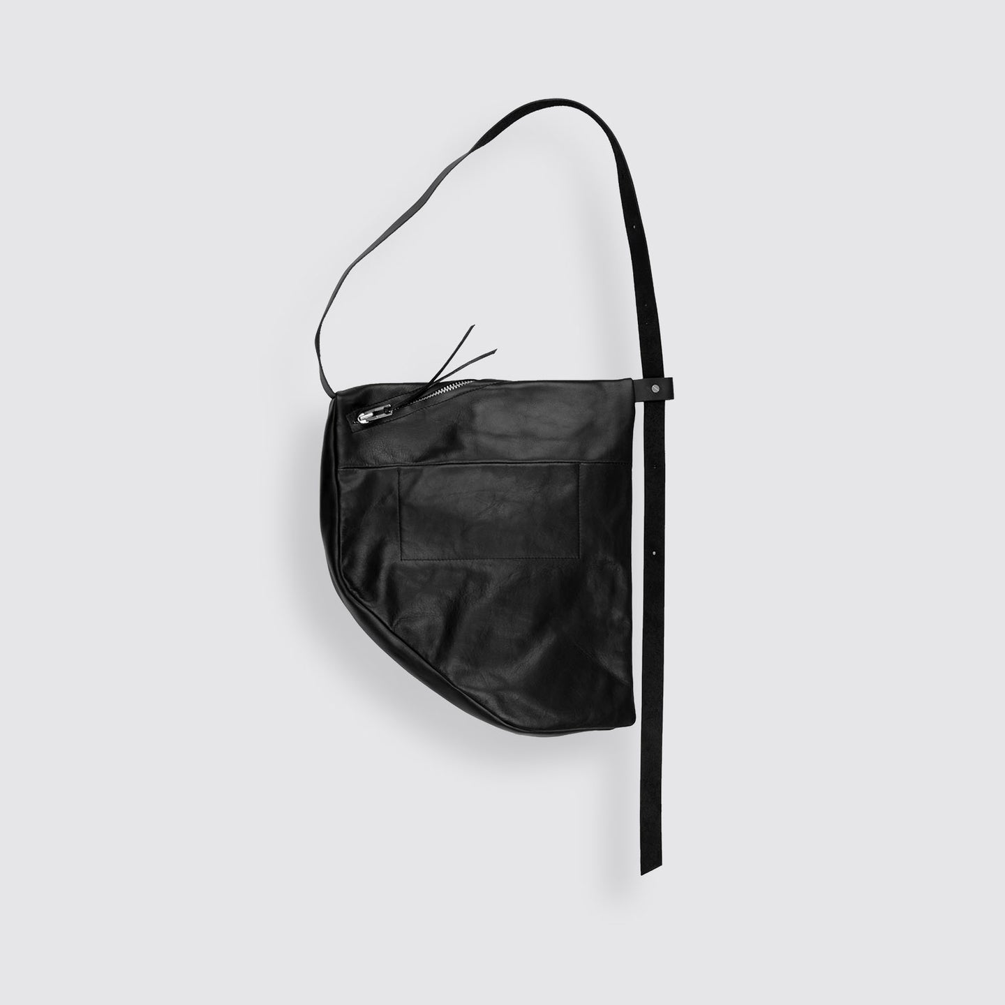 40n Big Leather Bag Black