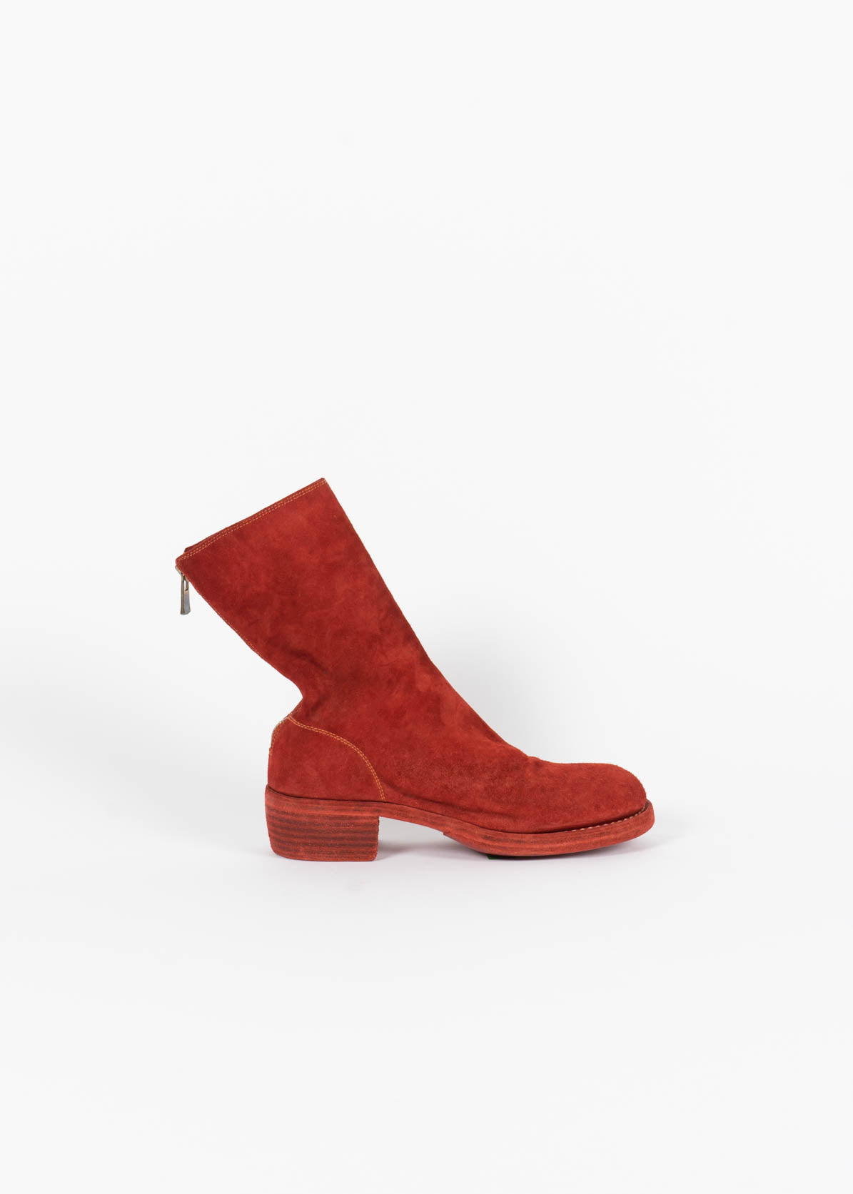 788z Back Zip Boot Red