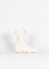 310 Front Zip Boot White