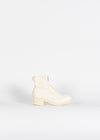 PL1 Front Zip Boot White
